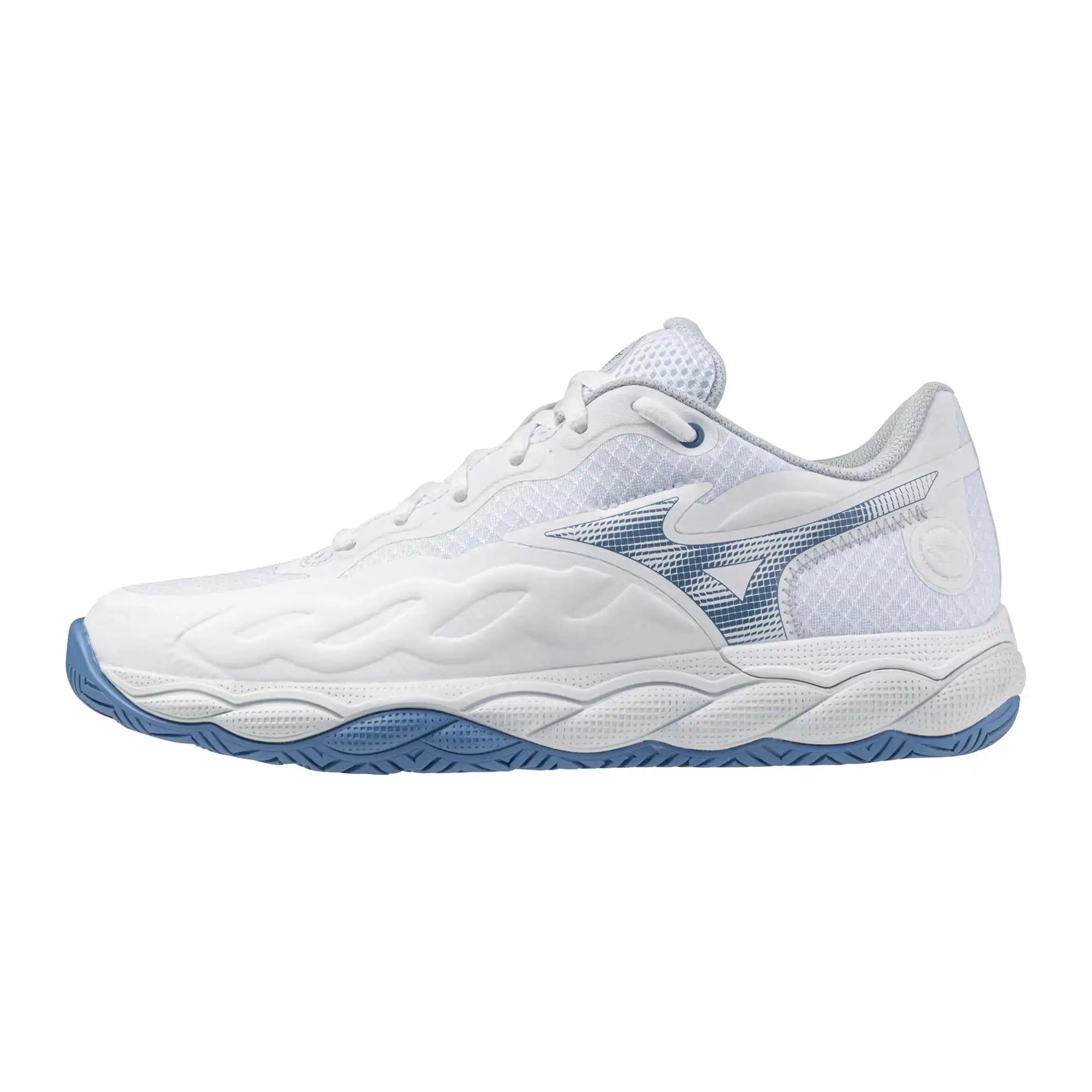 Mizuno Enforce Court Ac Women’s Tennis Shoes - White Parisian Blue