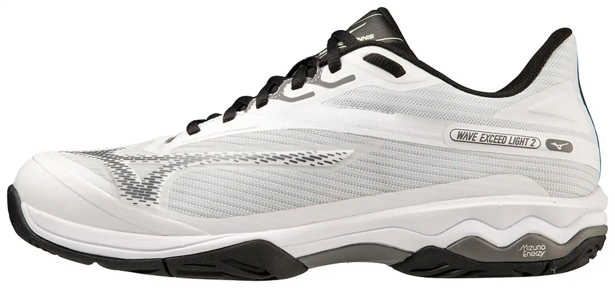 Mizuno Exceed Light 2 Ac Men’s Tennis Shoes - White Metallic Gray