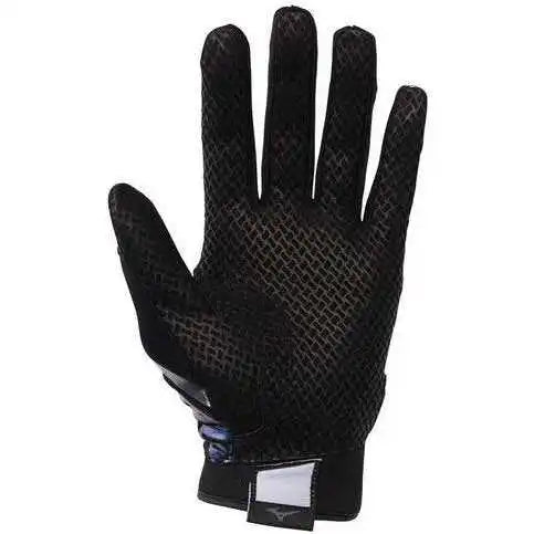 Mizuno F-257 Women’s Softball Batting Gloves - Black Iridescent