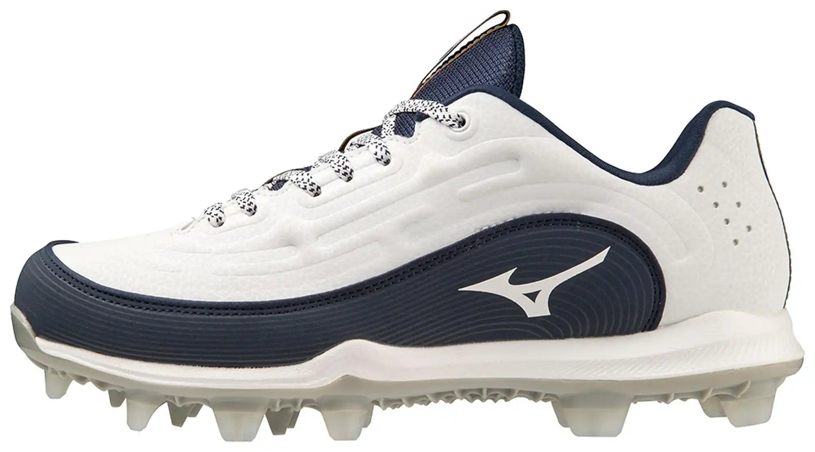 Mizuno Finch Elite 6 Softball Cleats - White Navy