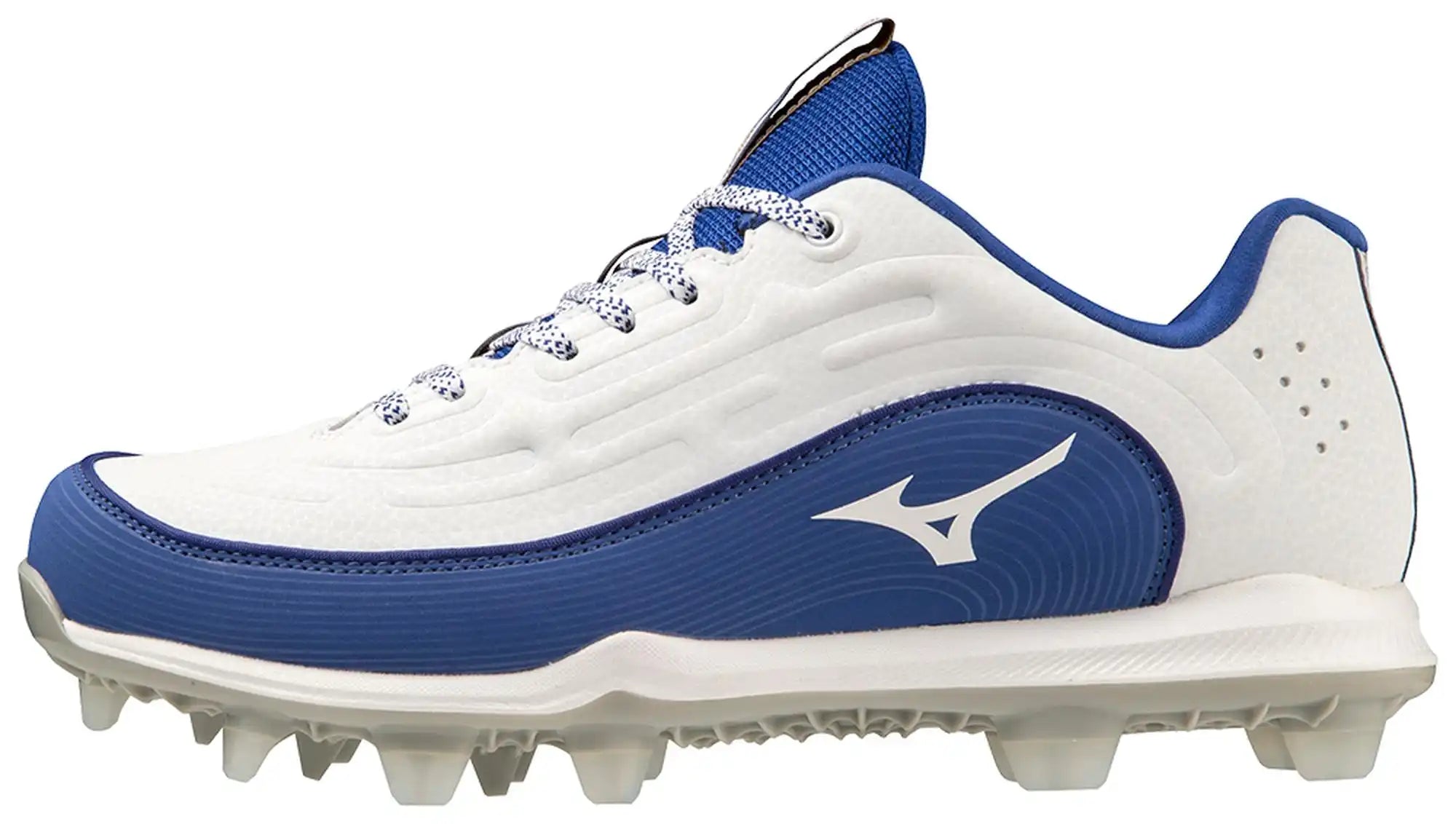 Mizuno Finch Elite 6 Softball Cleats - White Royal