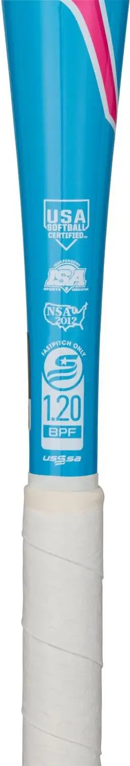 Mizuno Finch Youth Tee Ball Softball Bat (-13) - Blue-white