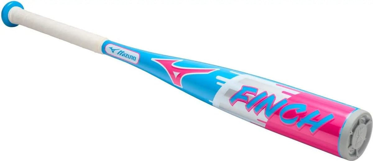 Mizuno Finch Youth Tee Ball Softball Bat (-13) - Blue-white