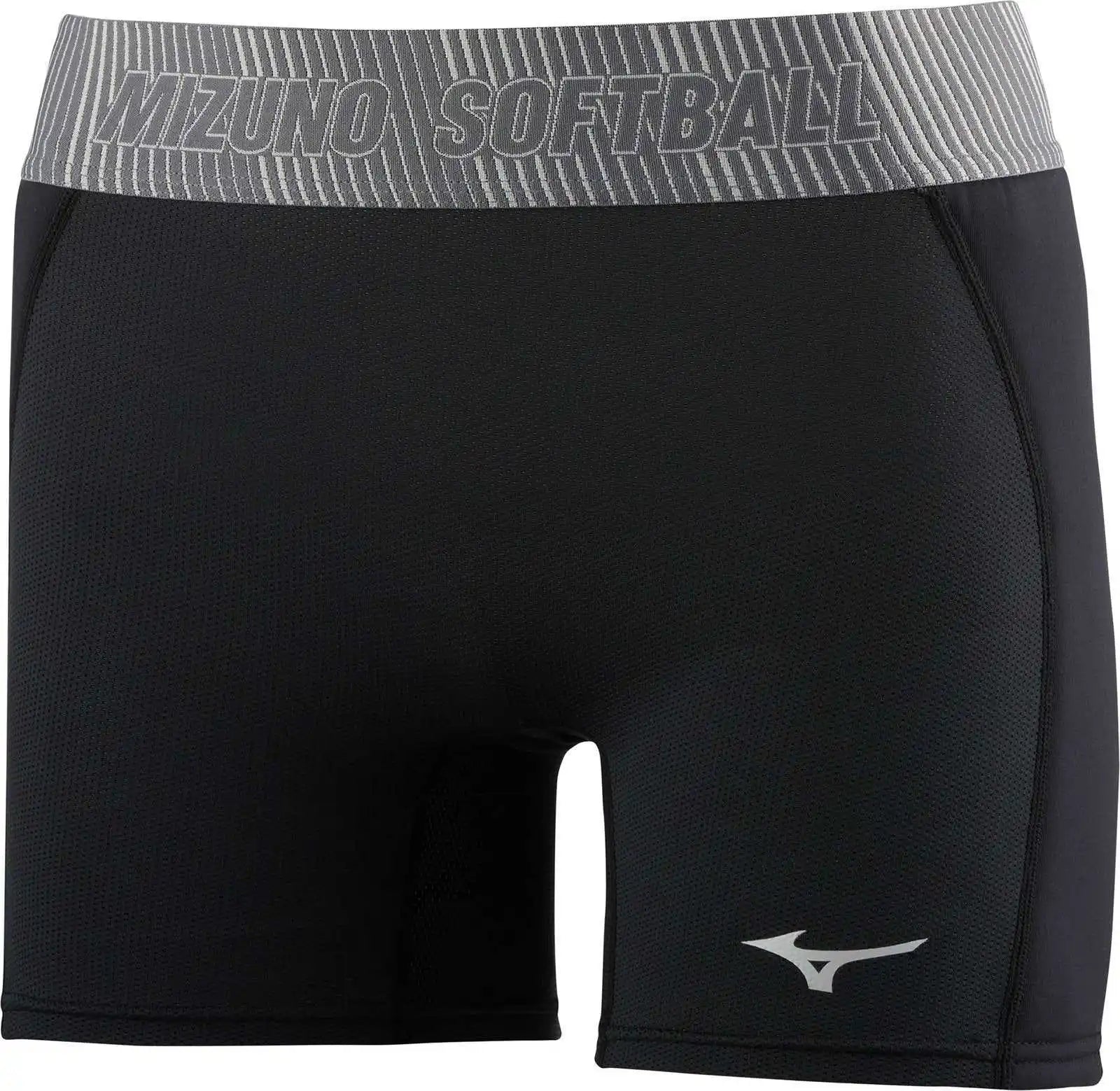 Mizuno Girl’s Aero Vent Padded Sliding Short - Black