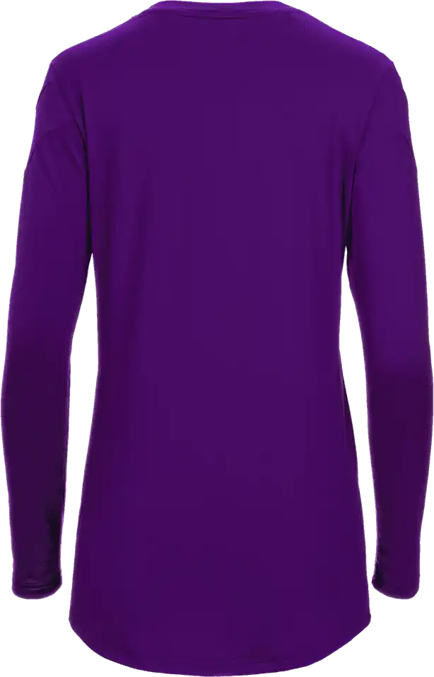 Mizuno Girls Balboa 6 Long Sleeve Volleyball Jersey - Purple