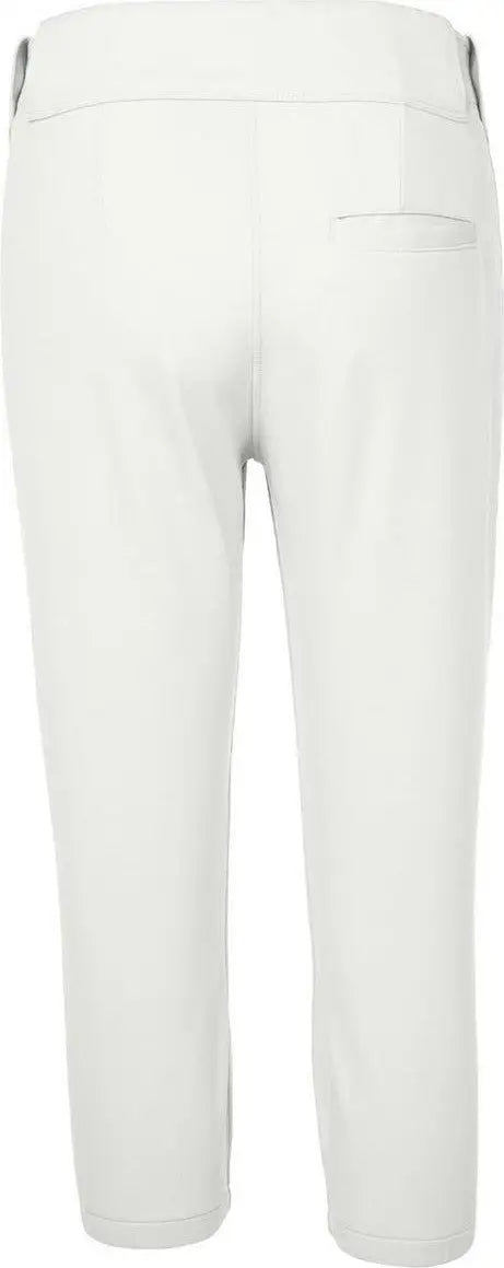Mizuno Girl’s Belted Stretch Softball Pant - White