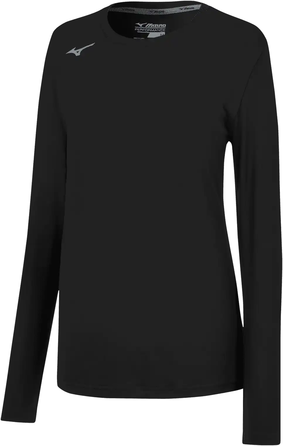 Mizuno Girl’s Long Sleeve Attack Tee - Black