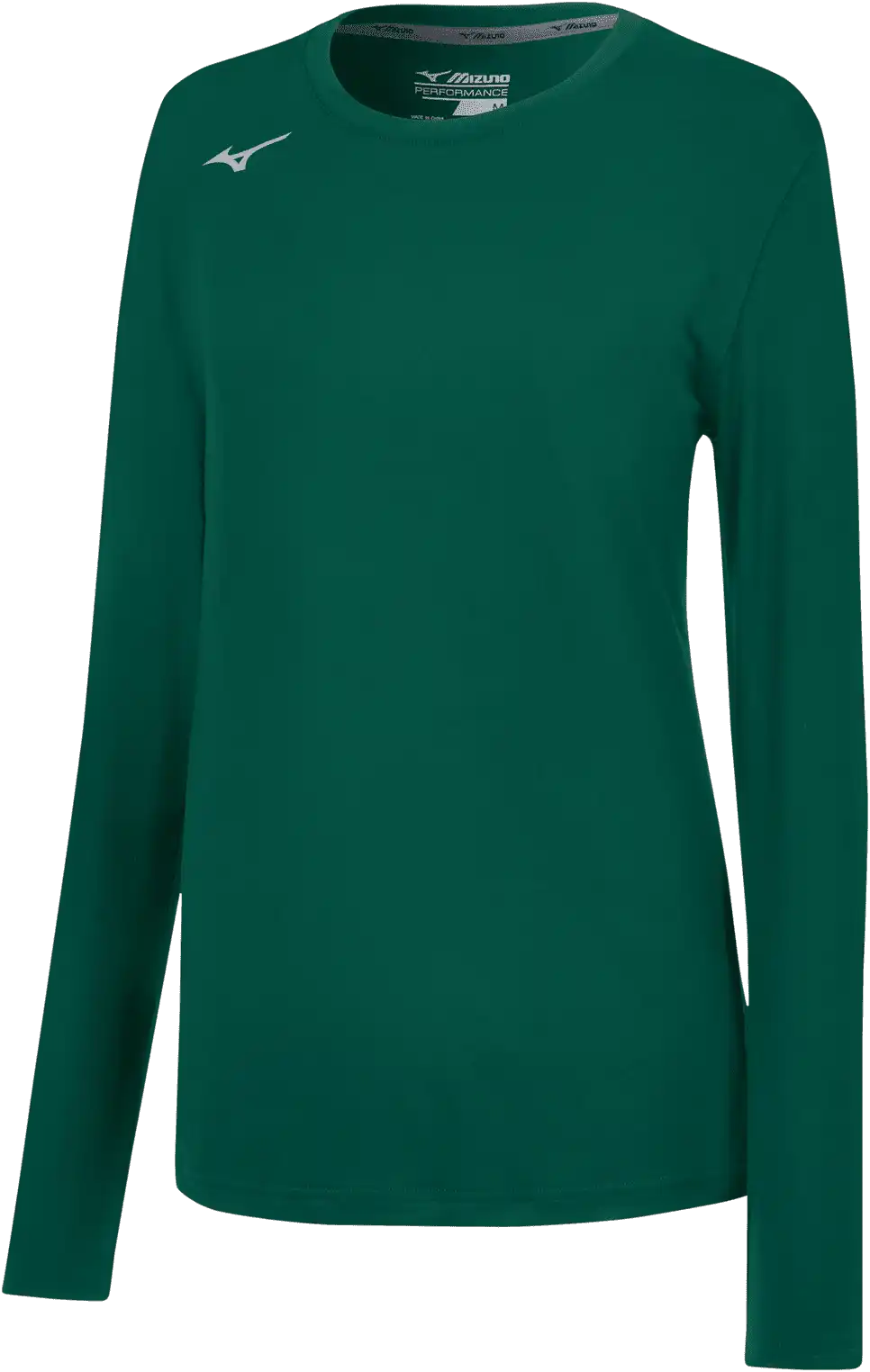 Mizuno Girl’s Long Sleeve Attack Tee - Forest