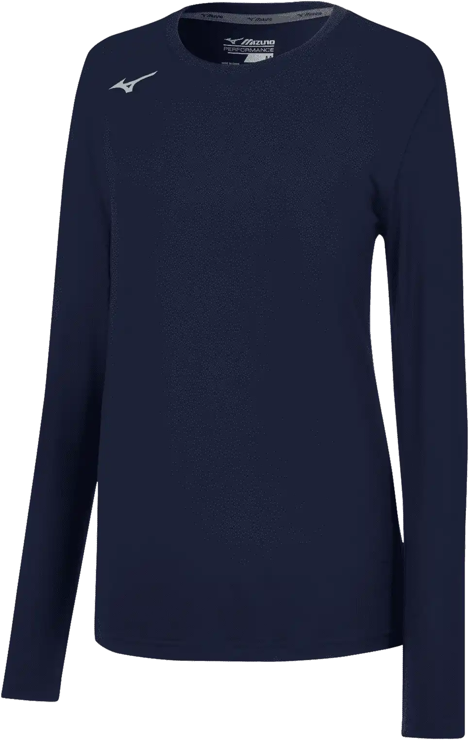 Mizuno Girl’s Long Sleeve Attack Tee - Navy