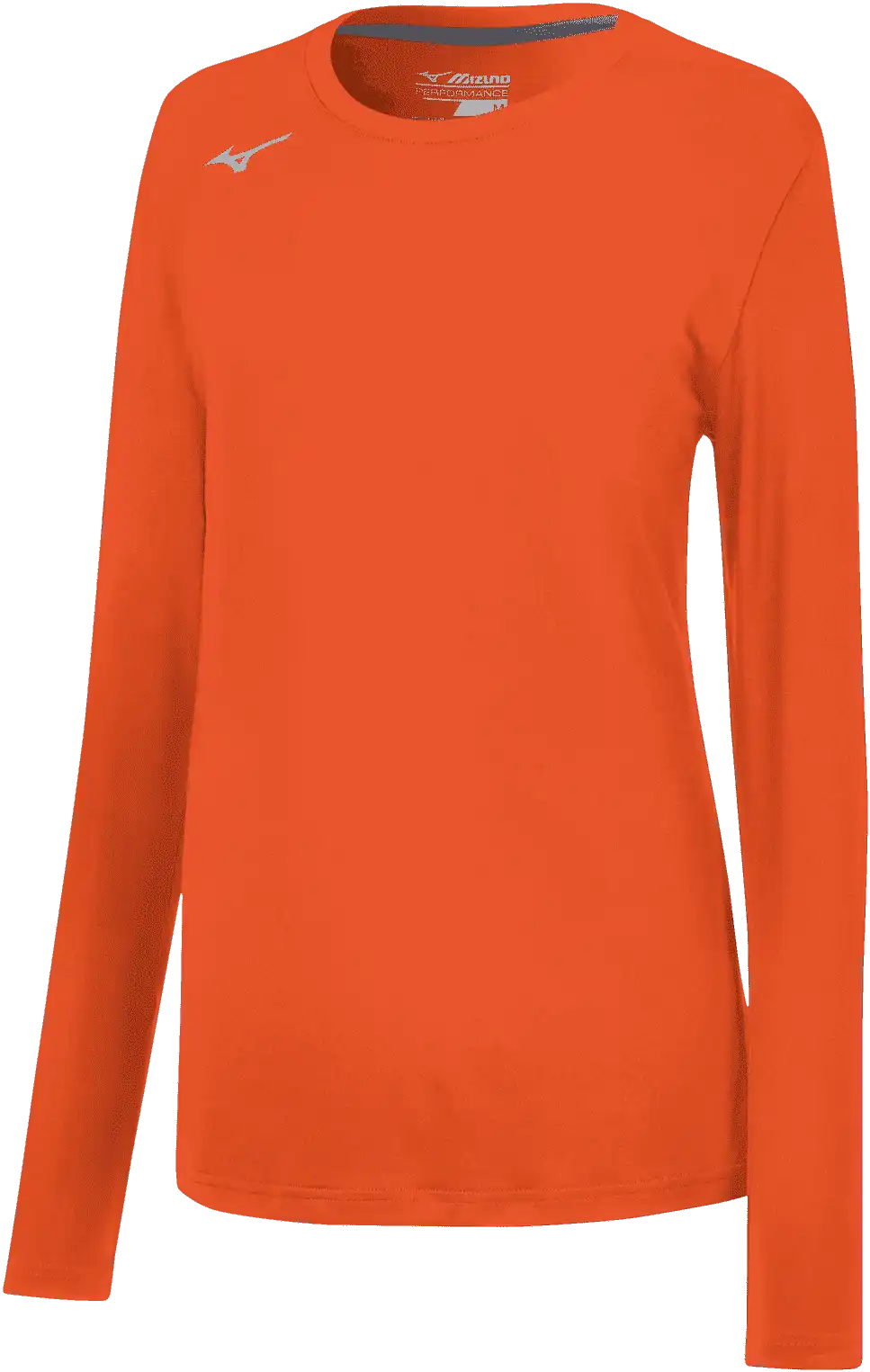 Mizuno Girl’s Long Sleeve Attack Tee - Orange