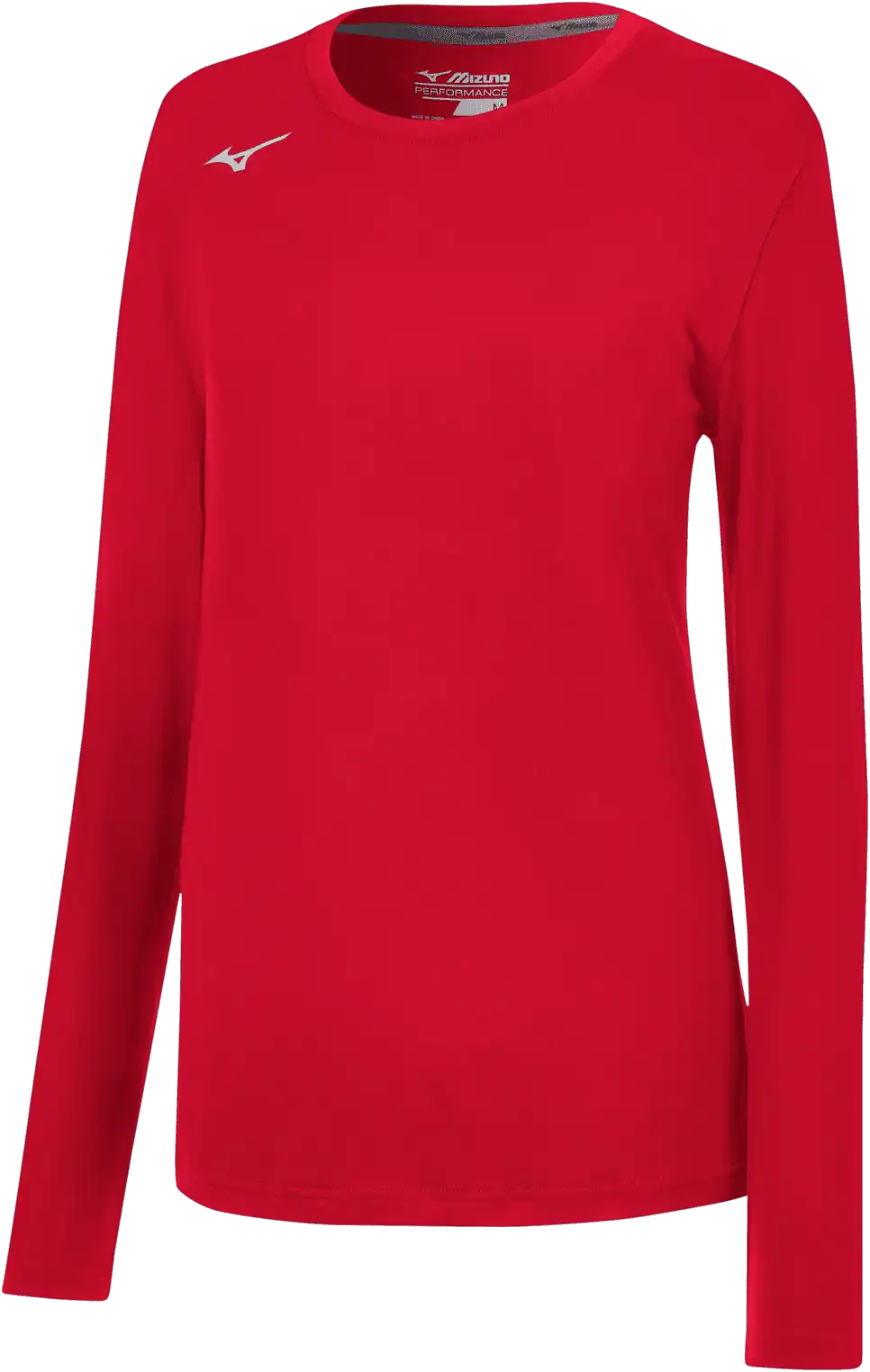 Mizuno Girl’s Long Sleeve Attack Tee - Red