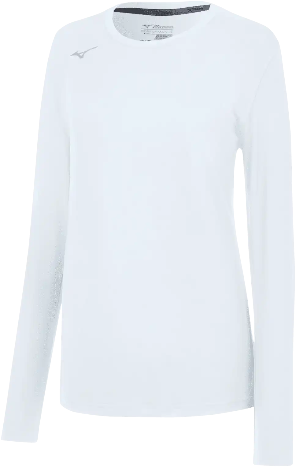 Mizuno Girl’s Long Sleeve Attack Tee - White
