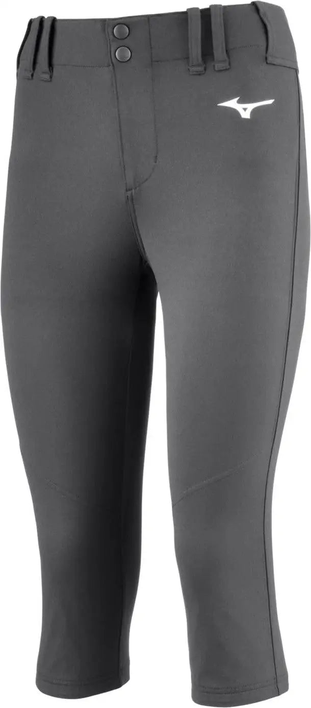 Mizuno Girl’s Softball Legging - Charcoal