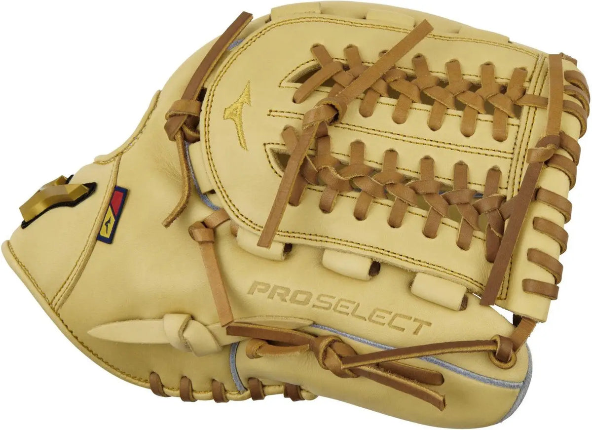 Mizuno Gps-10d Pro Select Premium Pitcher Baseball Glove 12.00’’ - Camel