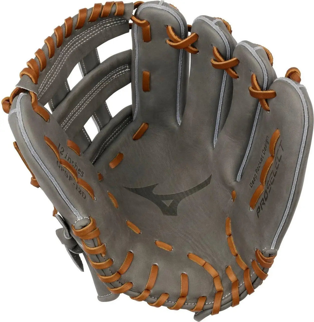 Mizuno Gpsf-12d Pro Select Fastpitch Premium Infielder Glove 12.00’’ - Gray