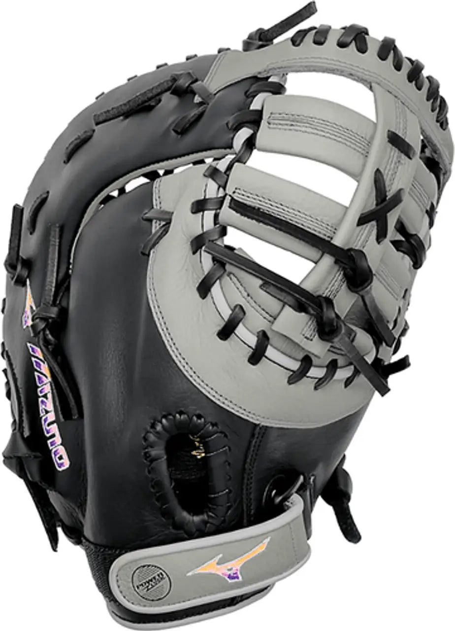 Mizuno Gxf90f5 Franchise Fastpitch First Base Mitt Glove 12.50’’ - Gray-black