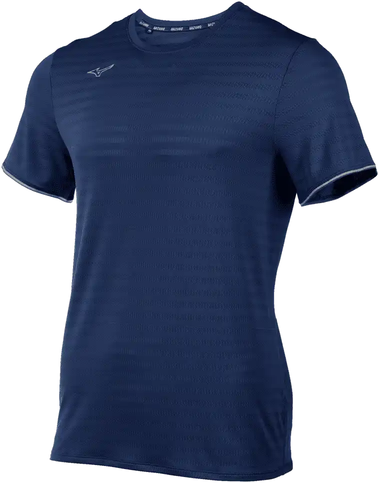 Mizuno Men’s Athletic Eco Short Sleeve Tee - Navy