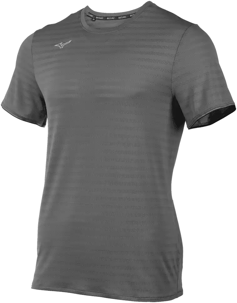 Mizuno Men’s Athletic Eco Short Sleeve Tee - Quiet Shade