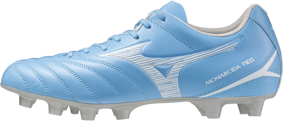 Mizuno Monarcida Neo Iii Select Fg Firm Ground Soccer Cleat - Celeste White