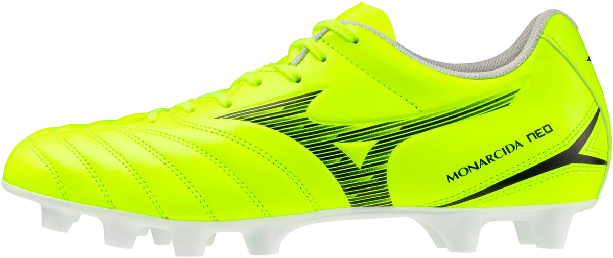 Mizuno Monarcida Neo Iii Select Fg Firm Ground Soccer Cleat - Lightning Yellow Black