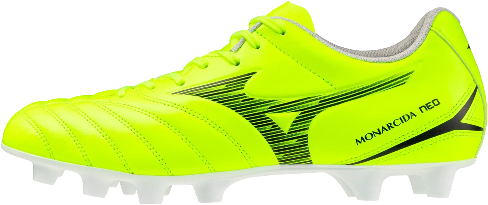 Mizuno Monarcida Neo Iii Select Fg Firm Ground Soccer Cleat - Lightning Yellow Black
