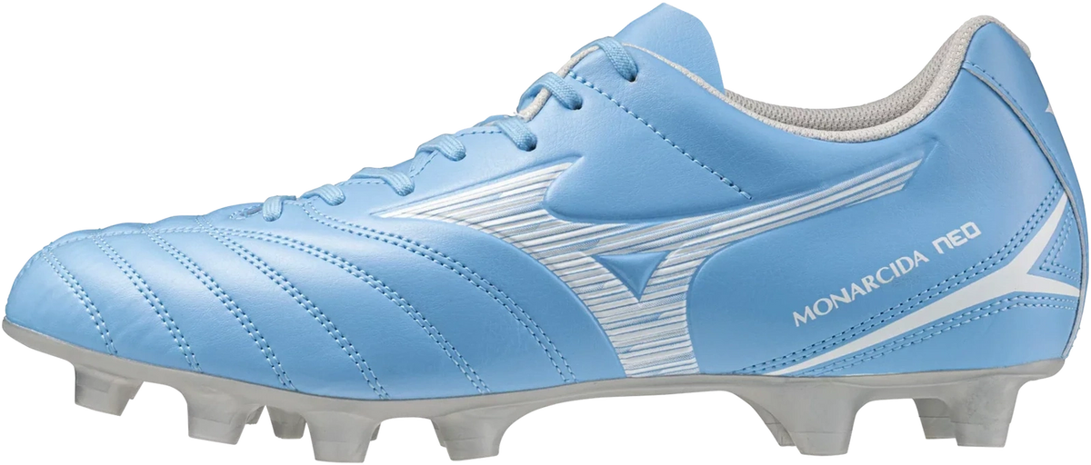 Mizuno Monarcida Neo Iii Select Fg Firm Ground Soccer Cleat - Silver Gold