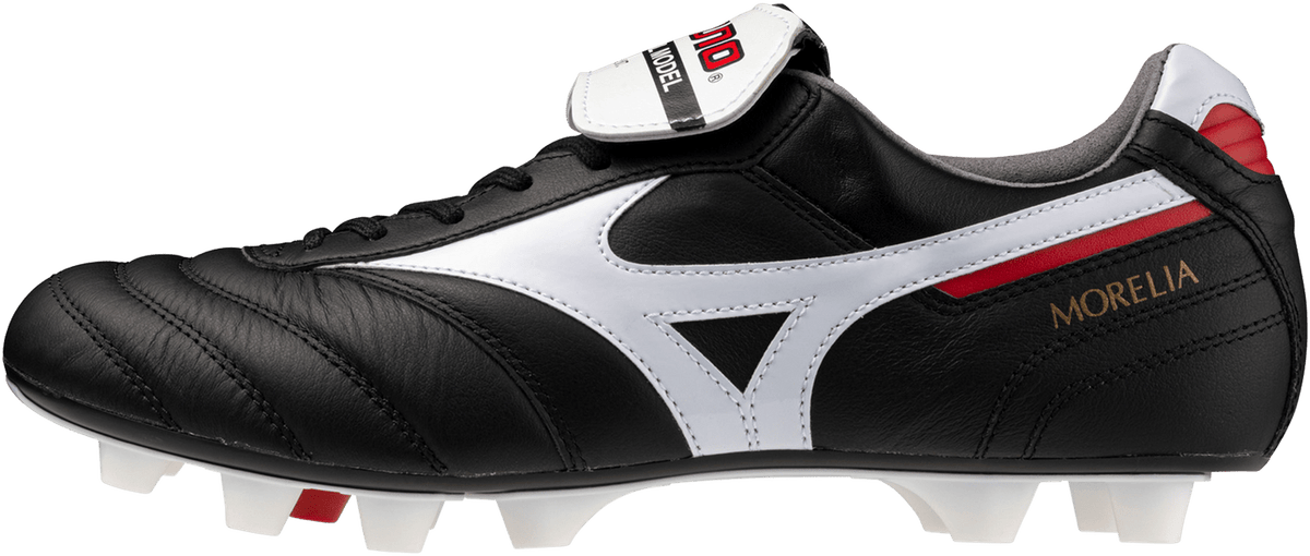 Mizuno Morelia Ii Made in Japan Kl Soccer Cleat Flap Tongue - Black White
