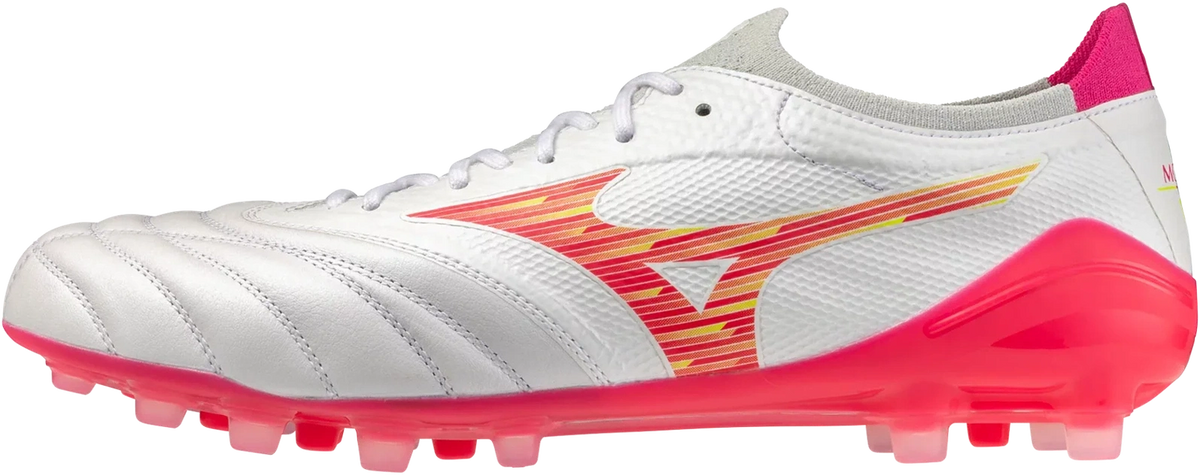 Mizuno Morelia Neo Iv Beta Elite Ag Artificial Grass Kl Soccer Cleat - White Pink Tetra