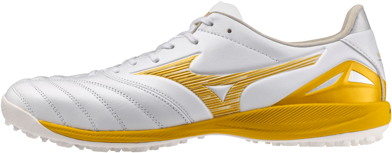 Mizuno Morelia Neo Iv Pro All Surface Turf Soccer Shoe - White Gold