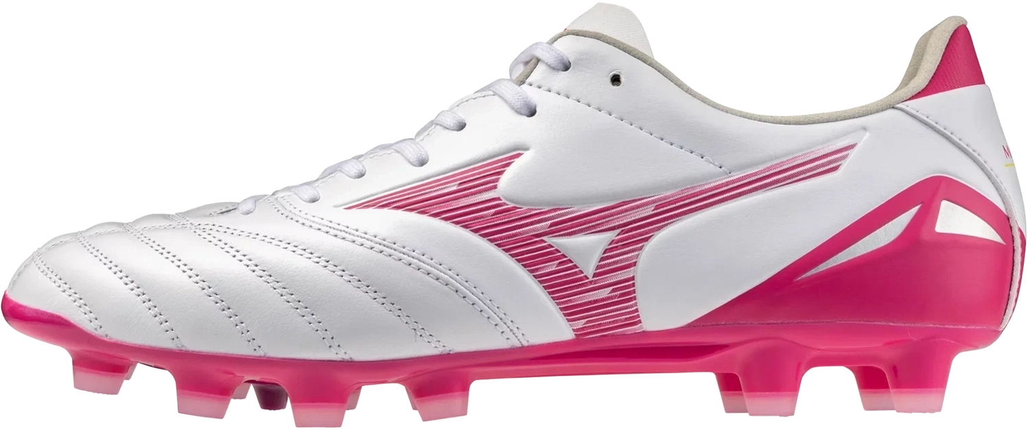 Mizuno Morelia Neo Iv Pro Fg Firm Kl Ground Soccer Cleat - White Pink Tetra