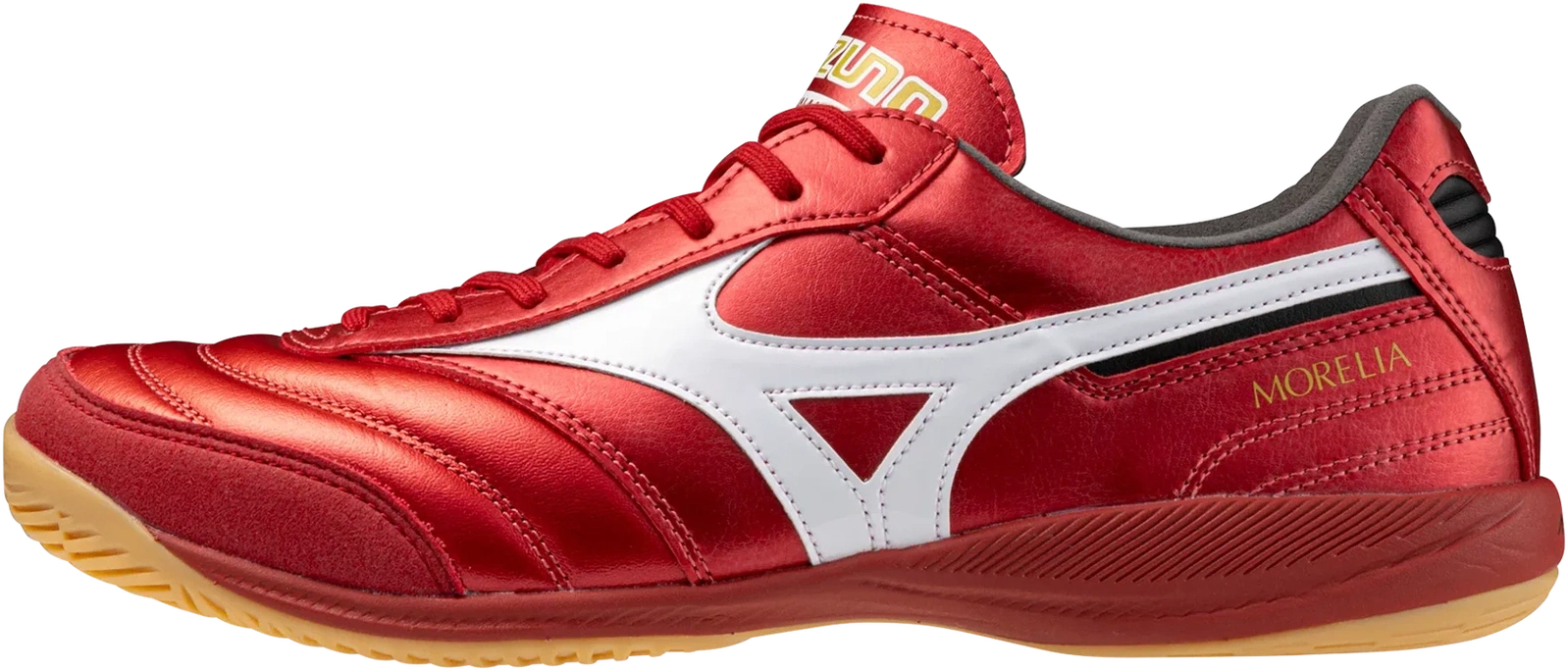 Mizuno Morelia Sala Elite Indoor Soccer Shoe Red/white - Red White