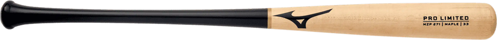 Mizuno Mzp 271 Pro Limited Maple Wood Baseball Bat - Natural Black