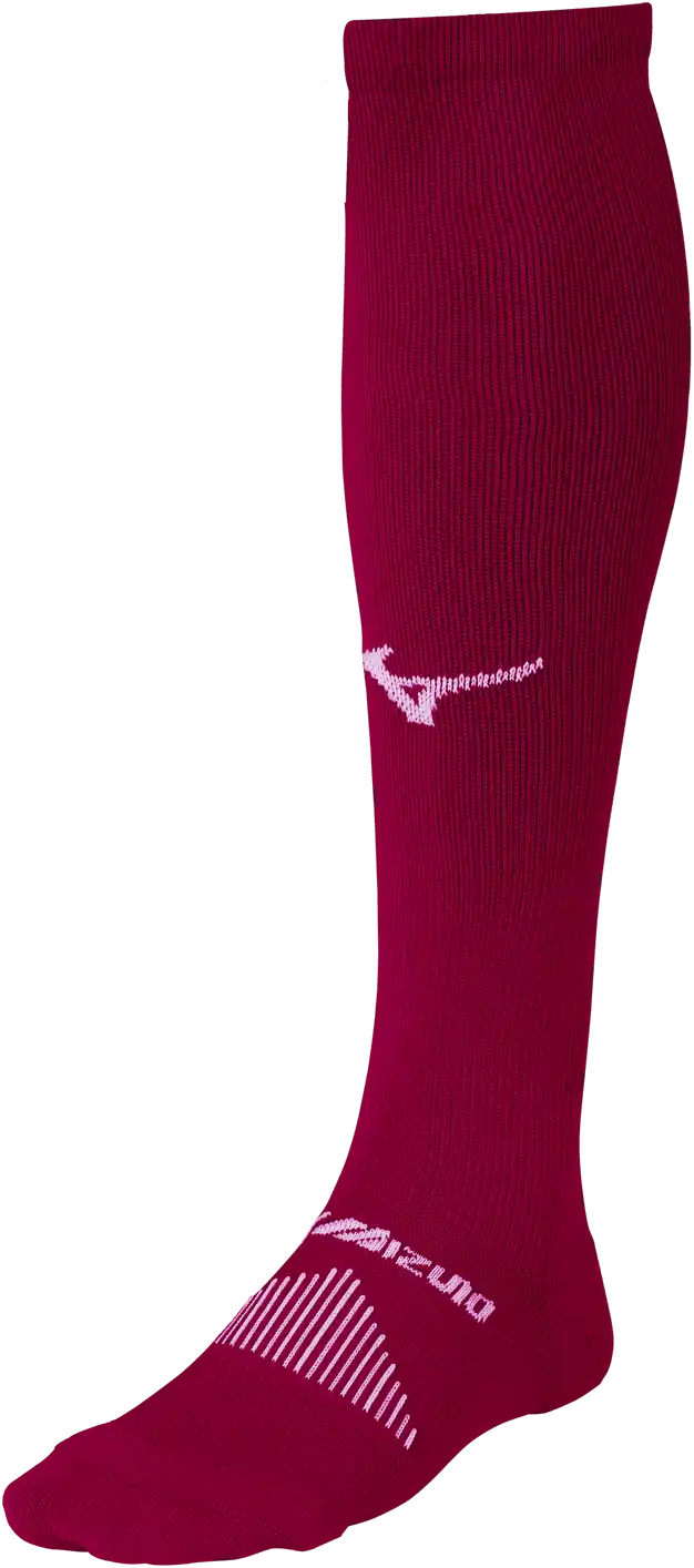 Mizuno Performance Knee High Socks Cardinal