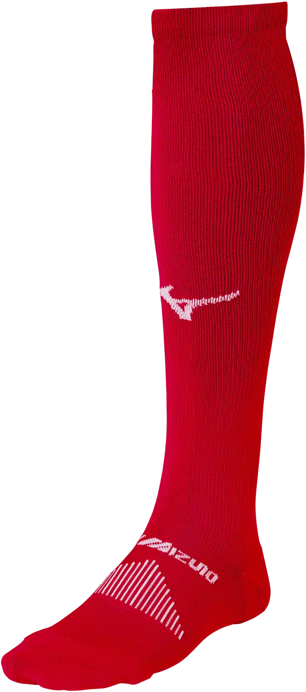 Mizuno Performance Knee High Socks Red