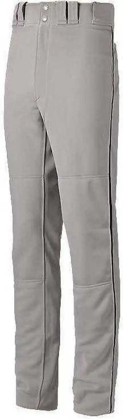 Mizuno Premier Pro Men’s Piped Baseball Pant G41 Grey Black