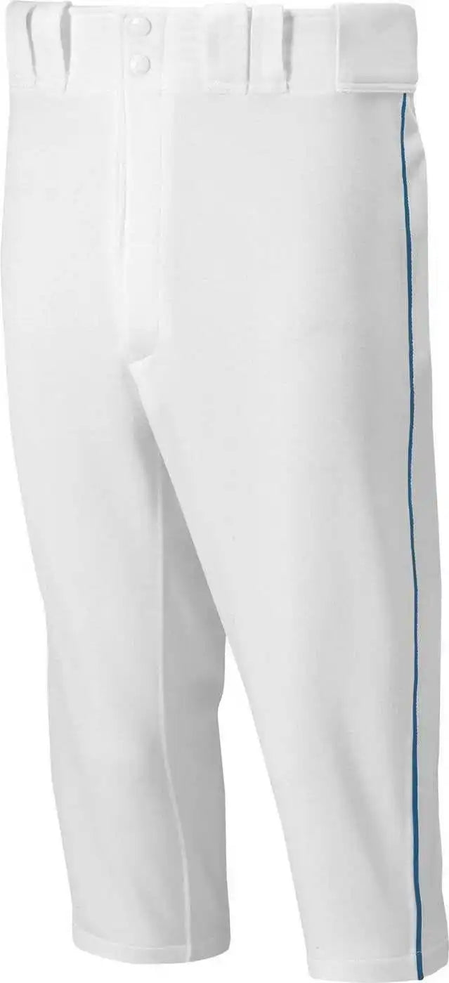 Mizuno Premier Short Pants Pipped - White Navy
