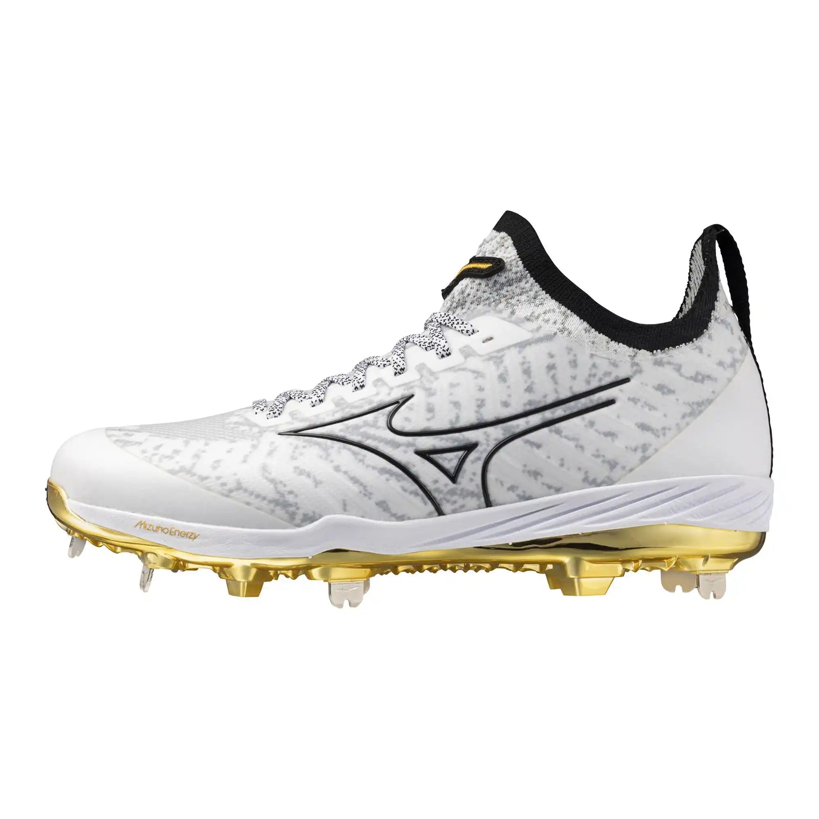 Mizuno Pro Kit 2 Metal Baseball Cleats - White Gold