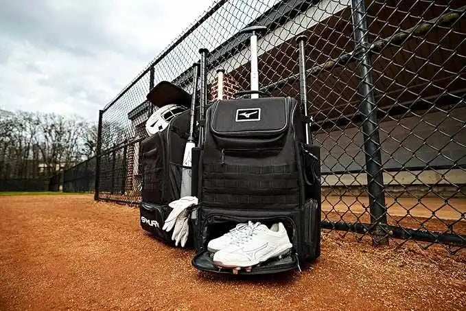 Mizuno Pro Wheel Batpack Black