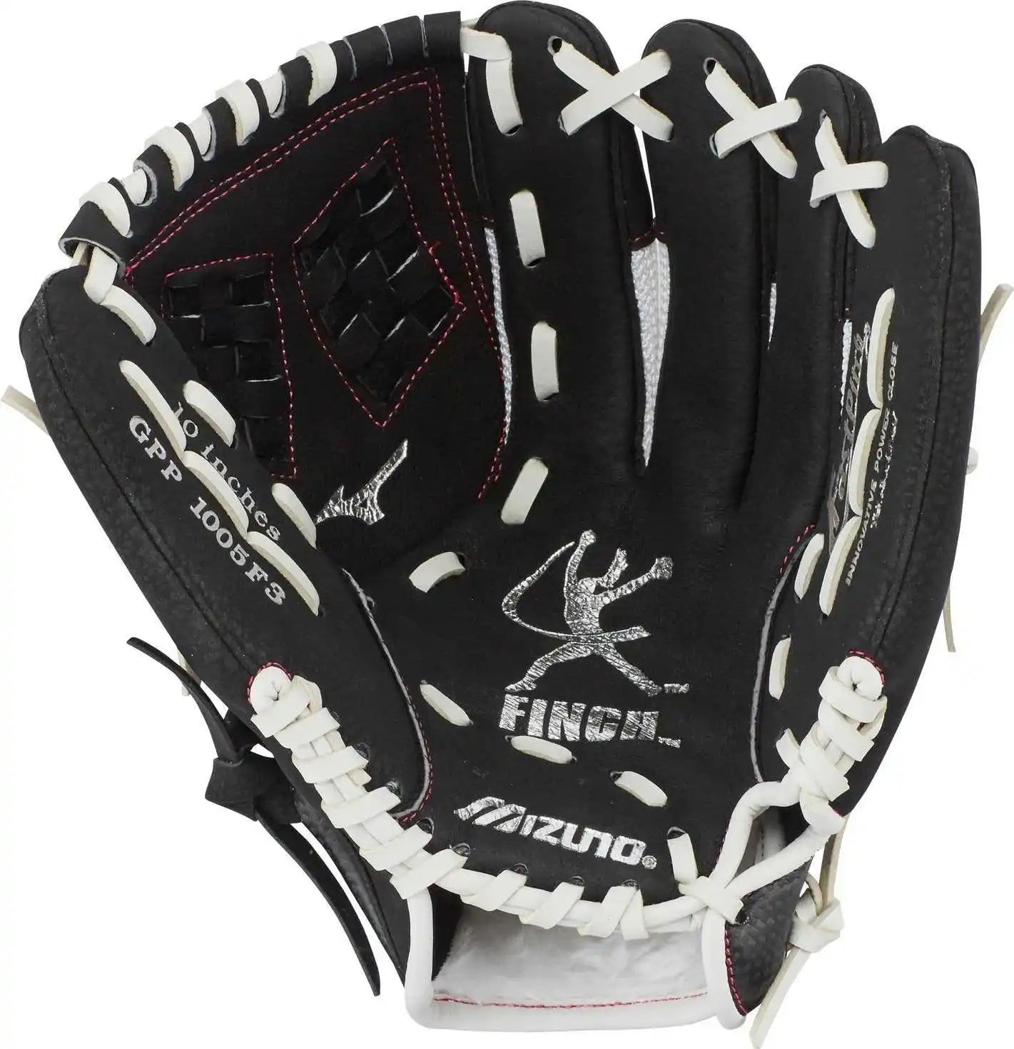 Mizuno Prospect Finch 10.00’’ Gpp1005f3 Fastpitch Glove - Black White