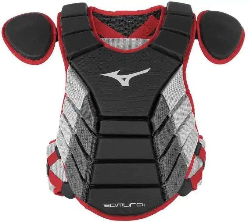 Mizuno Samurai 14’’ Chest Protector Youth - Black Cardinal