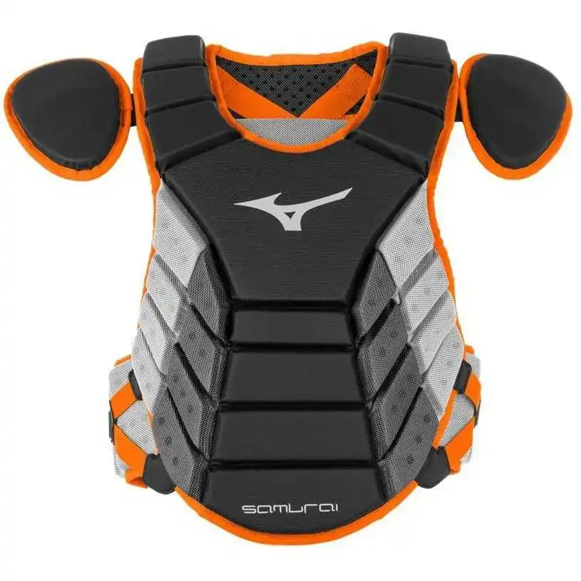 Mizuno Samurai 14’’ Chest Protector Youth - Black Orange
