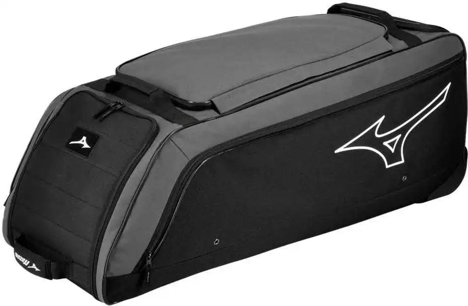 Mizuno Samurai Catcher’s Wheel Bag 24 - Charcoal Black - Dark Gray