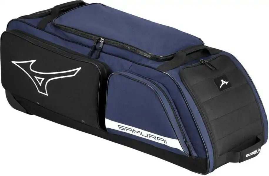 Mizuno Samurai Catcher’s Wheel Bag 24 - Navy Black