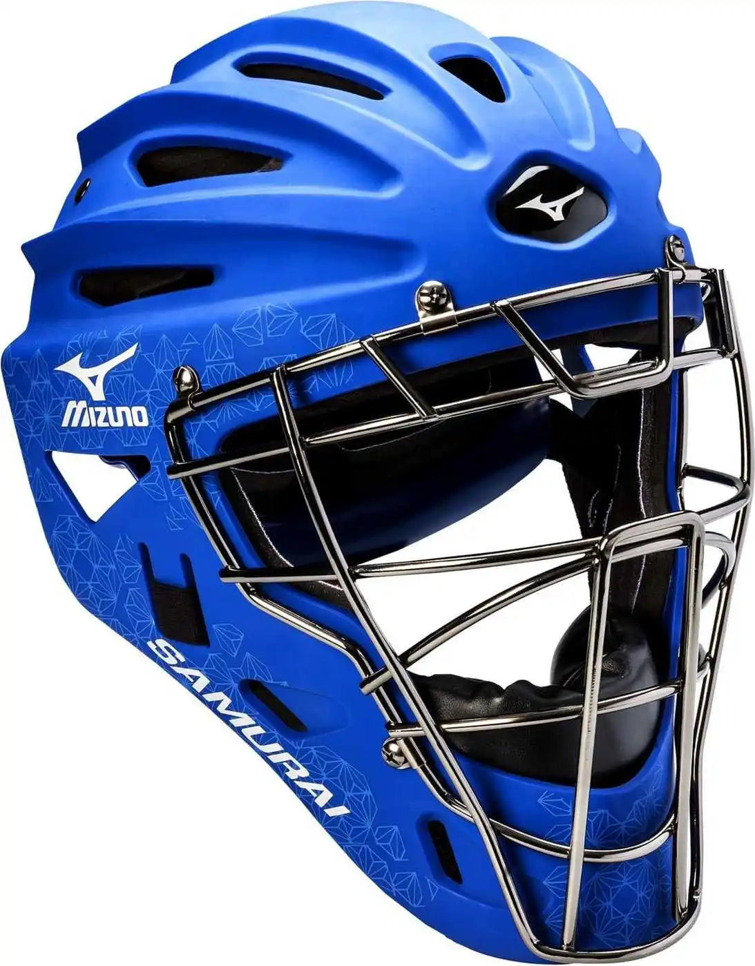 Mizuno Samurai Fastpitch Catcher’s Helmets - Royal Blue - 6 1/2’’ - 7 1/4’’