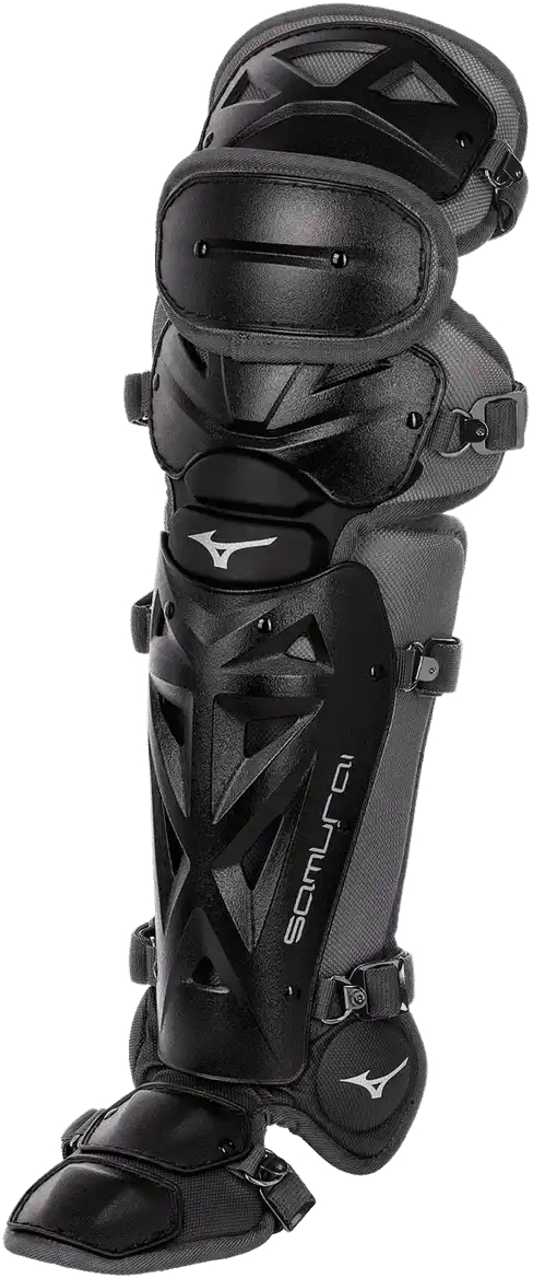 Mizuno Samurai Youth 14 1/2’’ Shin Guards 380383 - Black Gray