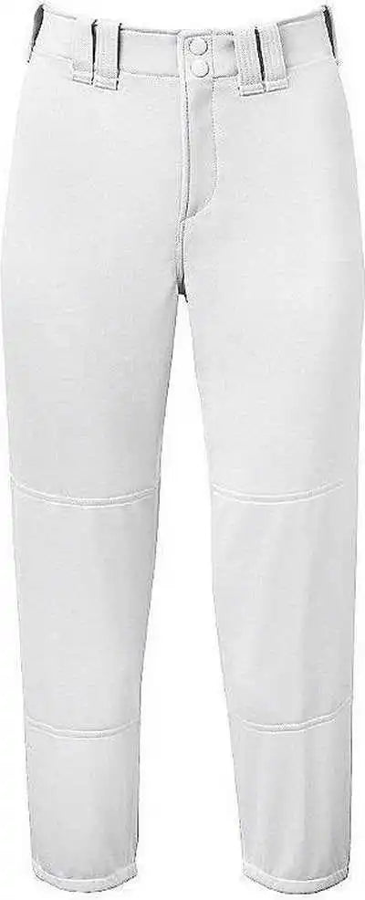 Mizuno Select Belted Low Rise Fastpitch Pant White