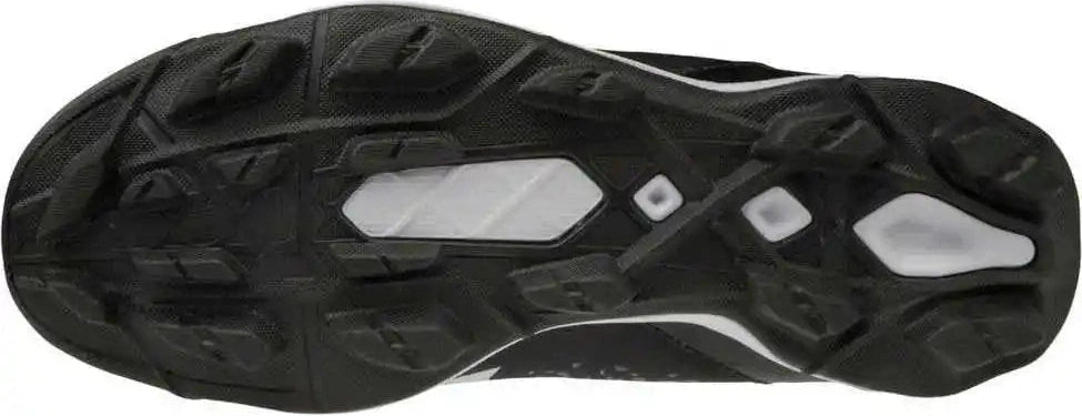 Mizuno Select Nine Low Molded Cleats - Black White