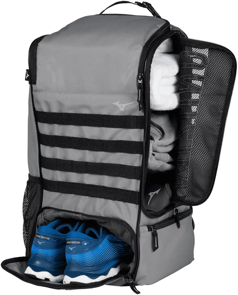 Mizuno Training Locker Bag 22 - Charcoal Black - Dark Gray