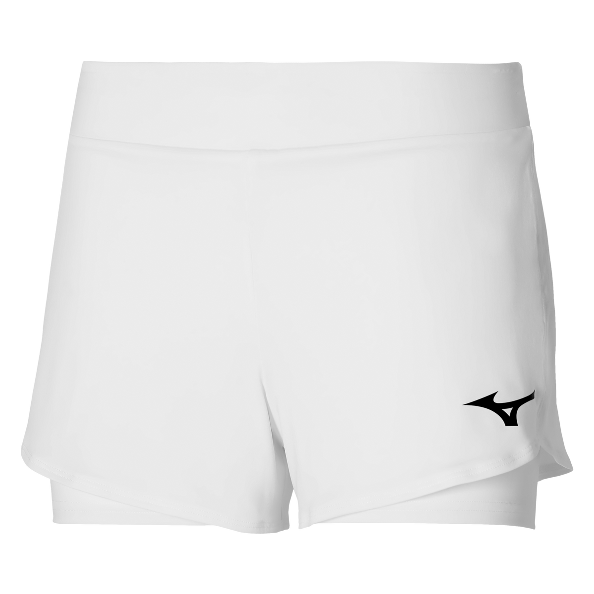 Mizuno Usa 550116 Racquet Sports Women’s Flex Short - White (0000) - Extra Large (xl)