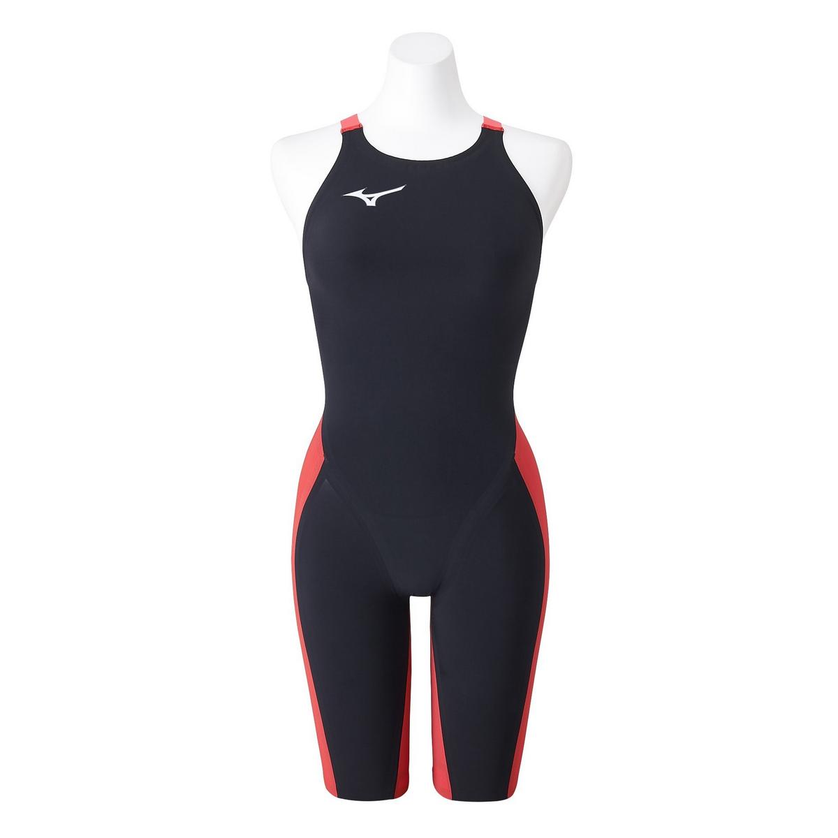 Mizuno Usa 570084 Women’s Gx-sonic Vi Compression Release (cr) Technical Swimsuit Long - Black-cherry (9018) - 24 (0024)